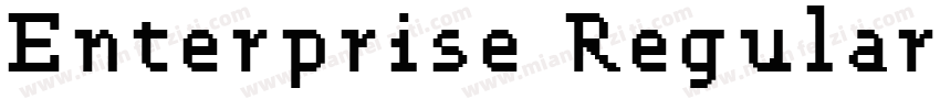Enterprise Regular字体转换